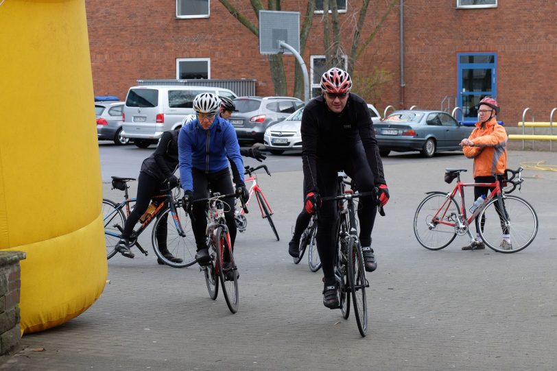 Start der RTF Frühlingsfahrt / CTF Emscherbike 2016 der RSG Herne.