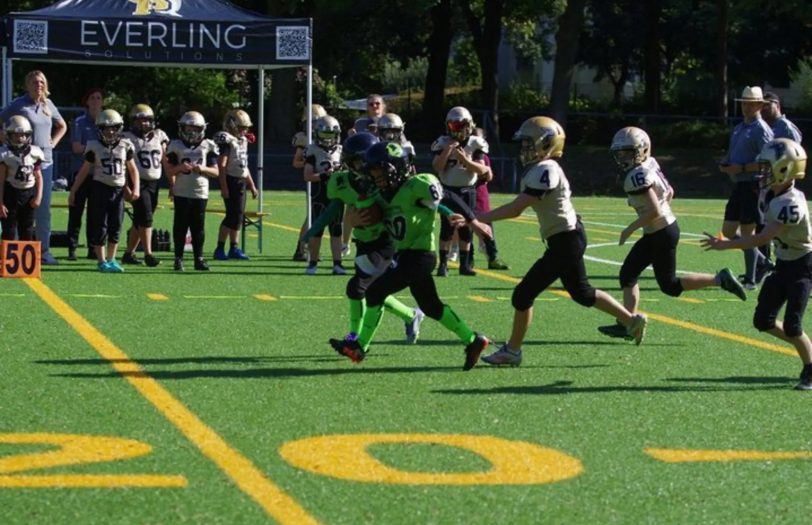 Die U10 der Black Barons.