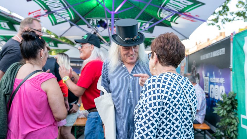 Graf Hotte - letzter öffentlicher Auftritt im Karaokezelt auf der Crankger Kirmes 2022.