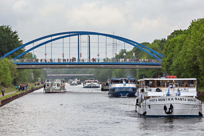 Schiffsparade zum KulturKanal