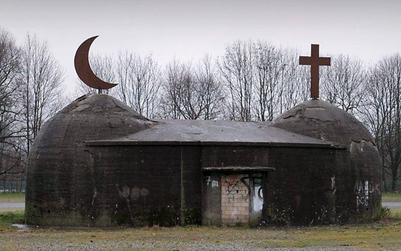 Bunker auf dem Cranger Kirmes Platz.