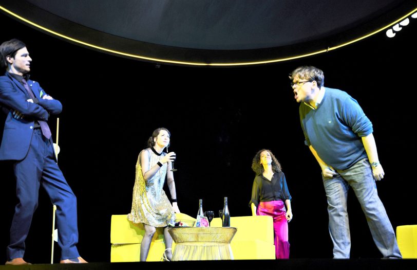v.l. Oliver Möller, Jele Brückner, Karin Moog und Sascha Nathan.