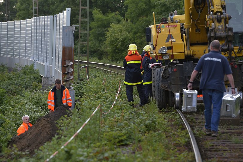 Britische Brandbombe in Holsterhausen entschärft.