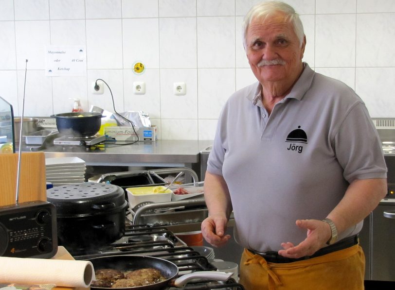 Jörg Glaubig bei der Arbeit.