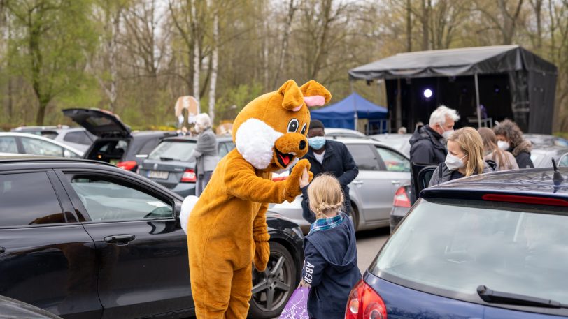 Die Ostershow vom Gospelprojekt Ruhr im Autokino