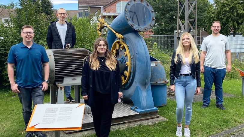 Zum Ausbildungsstart 2021 neu bei rku.it: (v.l.) Mike Diefenbach, Calvin Kettmann, Antonia Winkler, Sara Bielak und Egor Erkin.