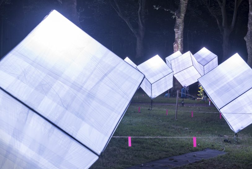 Unter dem Motto Licht an! wurden Besucher im Kunstwald-Park verzaubert.