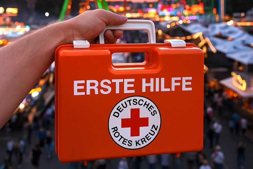 DRK bietet einen Kursus zur Ersten Hilfe an.