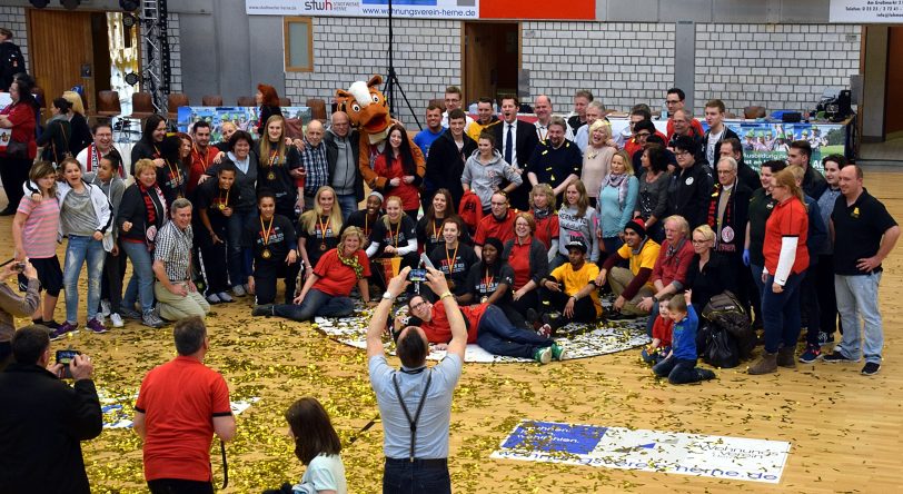 Der Abschluss der Pokalfinalerunde Top4 in Herne.