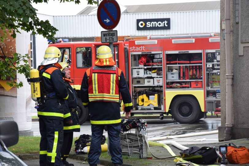 Brand an der Dorstener Straße.