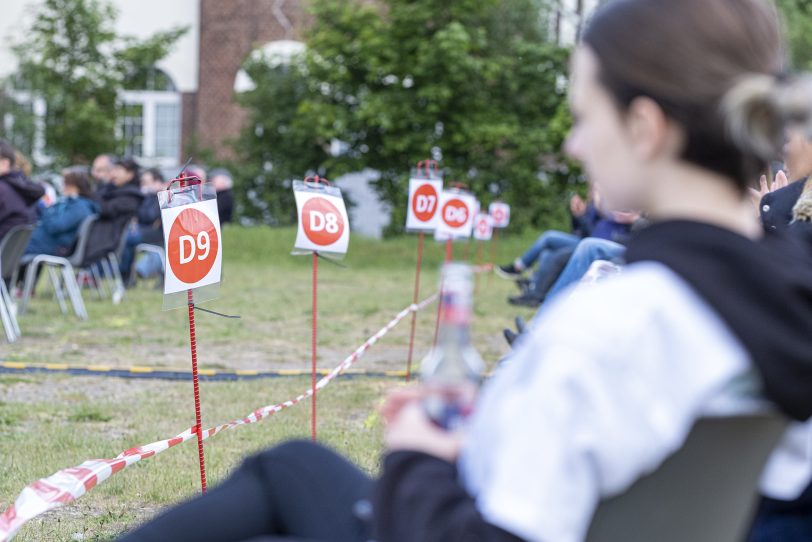 Auf Abstand: Besucher beim KulturOpenAir.