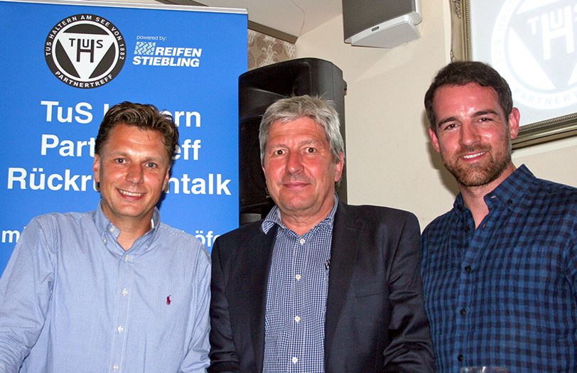 v.l. Thorsten Kinhöfer, Christian Stiebling, Christoph Metzelder.