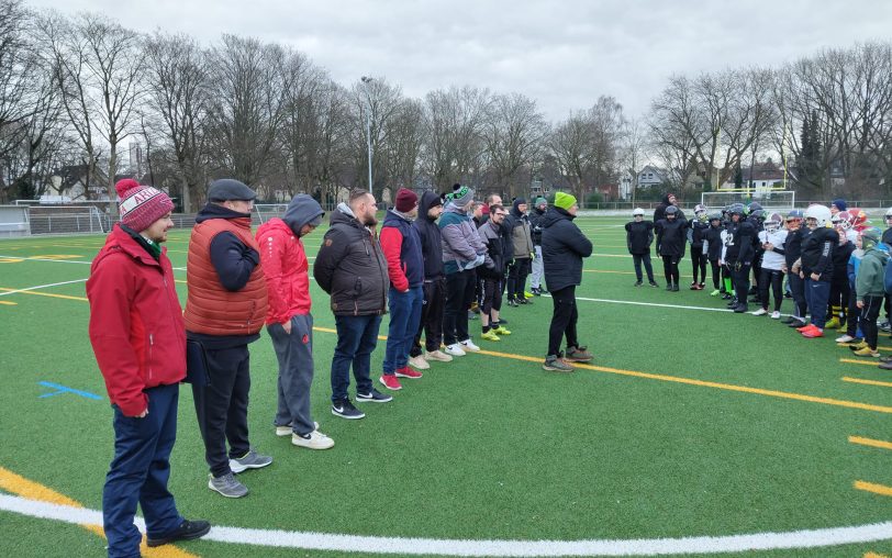 Das Tryout (Offenes Training) der Footballer der Black Barons war besonders von Kindern und Jugendlichen gut besucht.