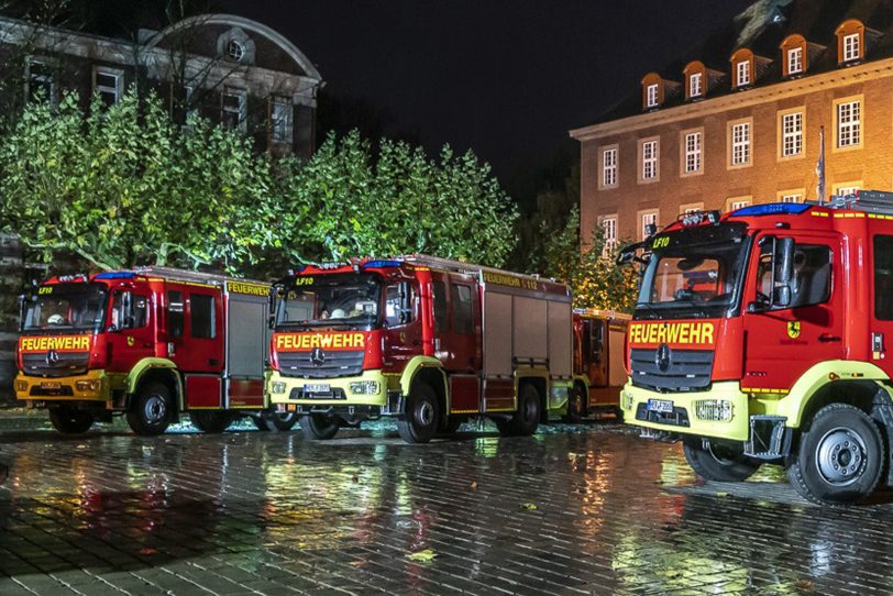 Übergabe der neuen Einsatzfahrzeuge der Herner Feuerwehr.