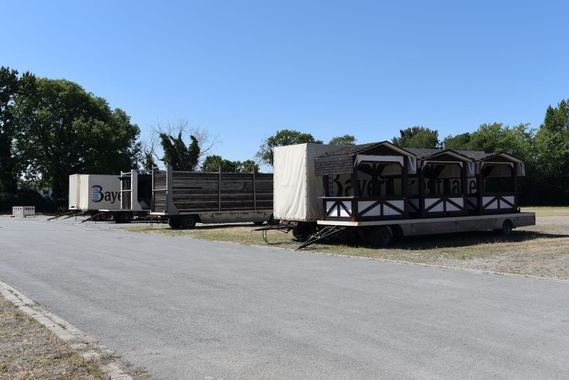 Impressionen vom Aufbau der 535. Cranger Kirmes 2019