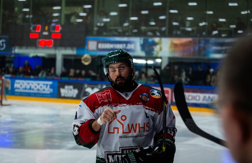 Für HEV-Kapitän Michel Ackers war die Partie in Hamm der letzte Auftritt im HEV-Trikot nach zwölf Jahren.