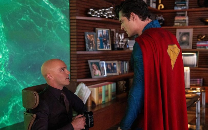Erbitterte Gegner: der Tycoon Lex Luthor (Nichola Hoult) und der empathische Menschenfreund Superman (David Corenswet).