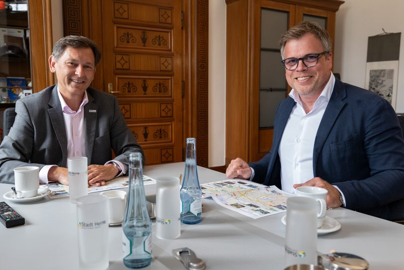 OB Dr. Frank Dudda und IHK-Präsident Philipp Böhme.