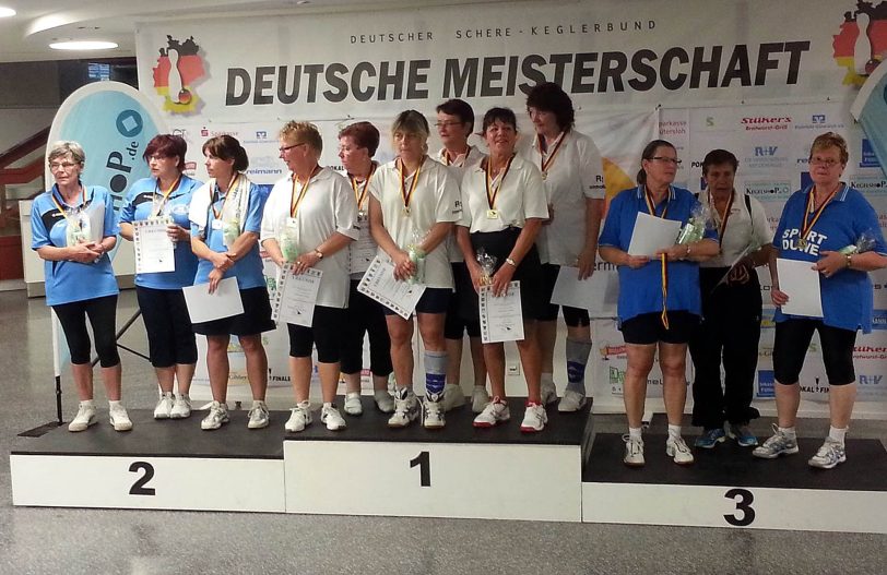 Das BSG-Damenteam mit der Bronzemedaille.