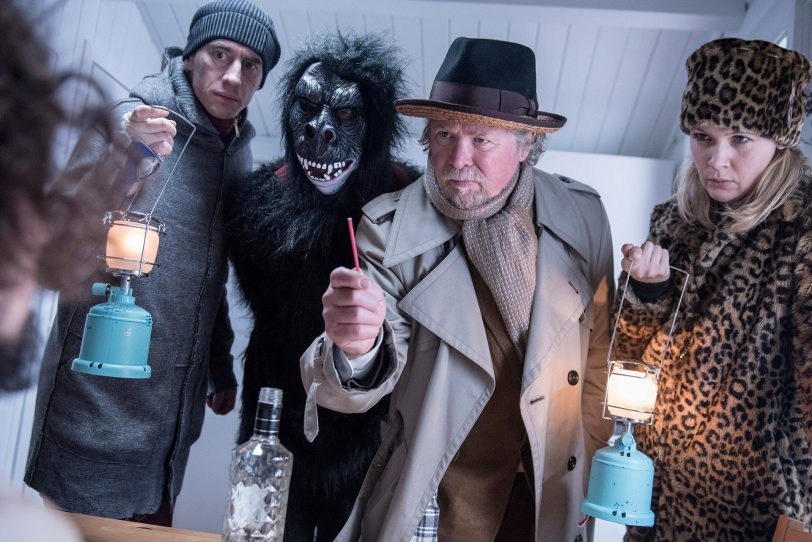 Robert Glatzeder, Niels Bormann, Zoltan Paul und Tina Amon Amonsen in dem Film: Wenn Fliegen träumen.