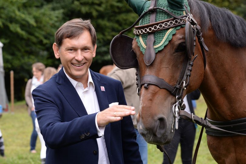 Dr. Dudda beim Pferdemarkt zur 581. Cranger Kirmes 2016