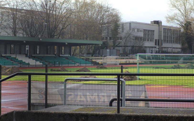 Es ist bereits der zweite Bombenfund im Sportpark.