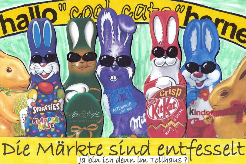 Die cool cats im Ostermarkt-Wahn.