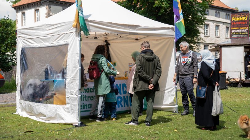 Die Bundesarbeitsministerin Bärbel Bas war der politische Stargast beim SPD-Familienfest am Sonntag (25.5.2025) im Park von Schloss Strünkede.