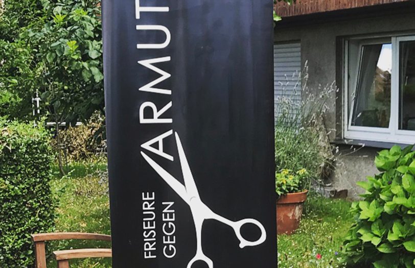 Friseure gegen Armut.