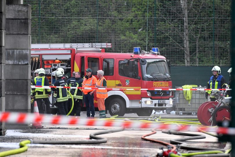 Brand in einer Lagerhalle der AGR-Tochter AGR-DAR