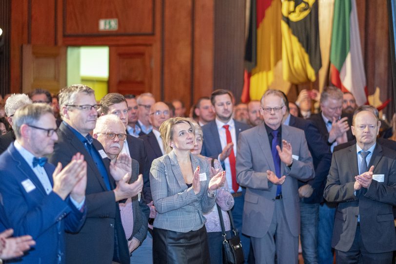 Neujahrsempfang des Oberbürgermeisters Dr. Frank Dudda (SPD) im Rathaus in Herne (NW), am Montagabend (13.01.2020).