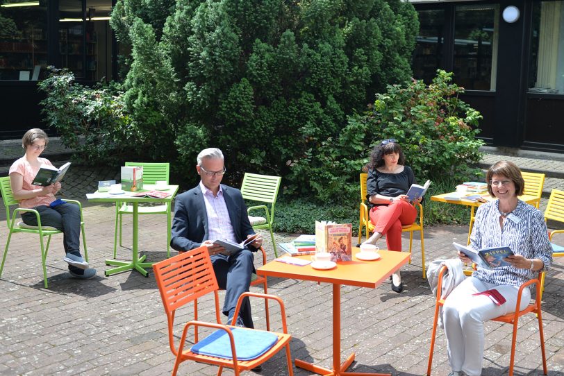 v.l. Nadine Henßen, Dr. Frank Burbulla, Angelika Kurzawa und Ingrid von der Weppen.