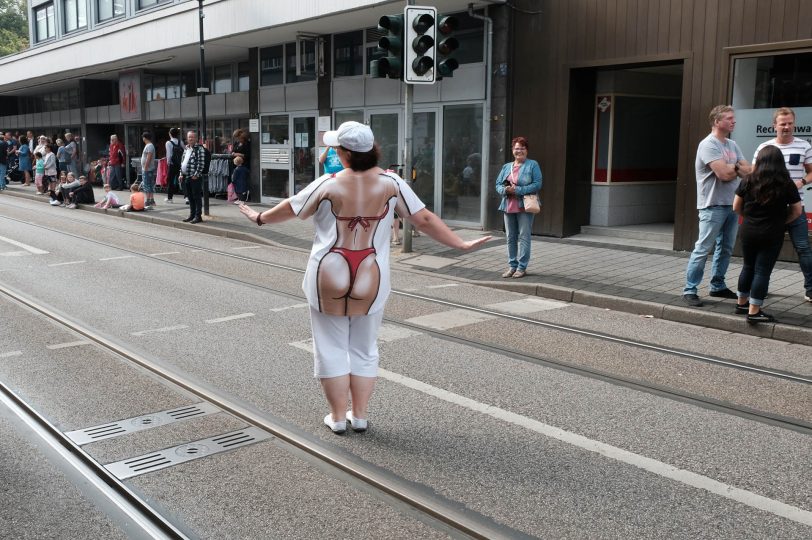 Sammeln und stärken vor dem Start Richtung Crange.