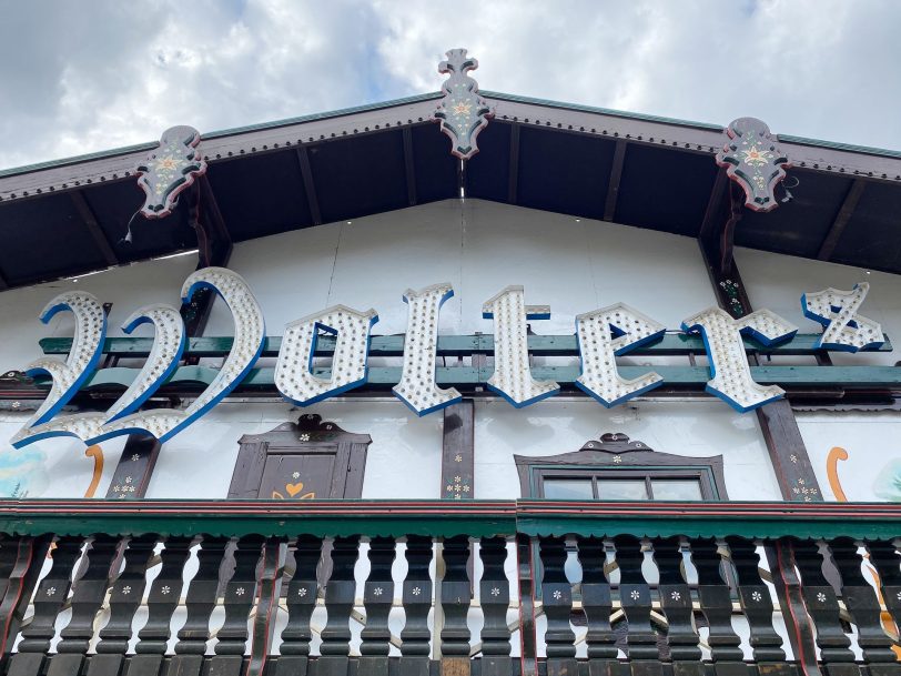 Aufbau der Cranger Kirmes 2022 am Donnerstag 14.07.2022