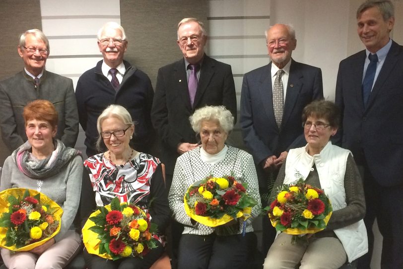 v.l. Budde, Tiedemann, Theissen, Hentzel, Bandermann, Rath, Benzler, Rohleff und Siebert.