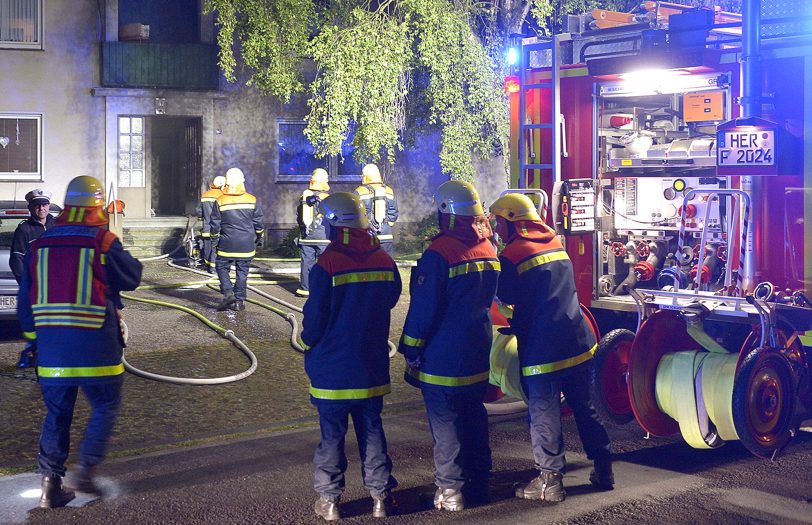 Kellerbrand an der Germanenstraße.