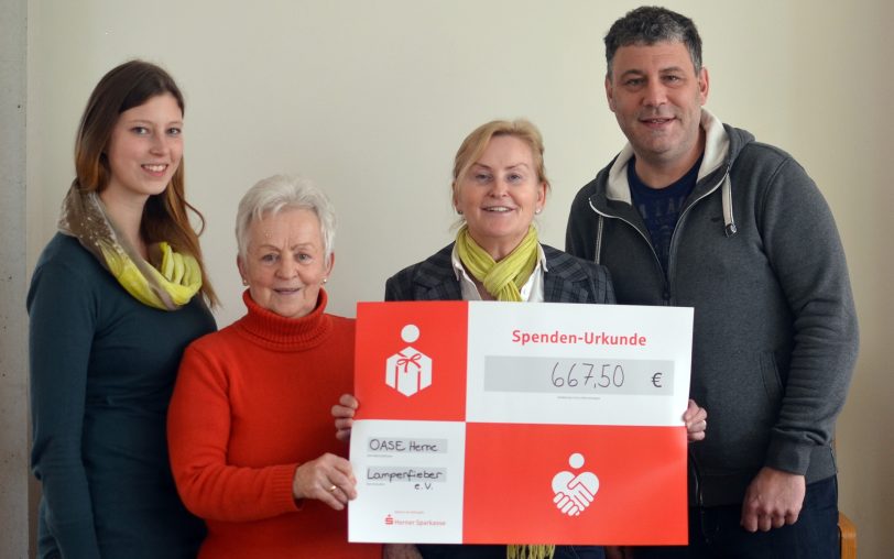 v.l. Kristina Geßner, Irmgard Lott, Susanne Habicht, Andreas Mensing.