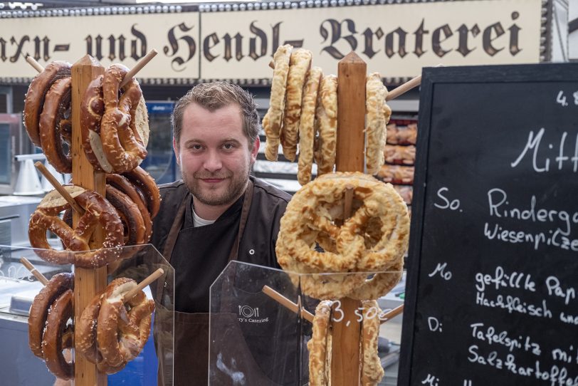 Der Herr der Brezn, Haxn und Schwammerl: Gerriet Steinhauer aus Oldenburg.