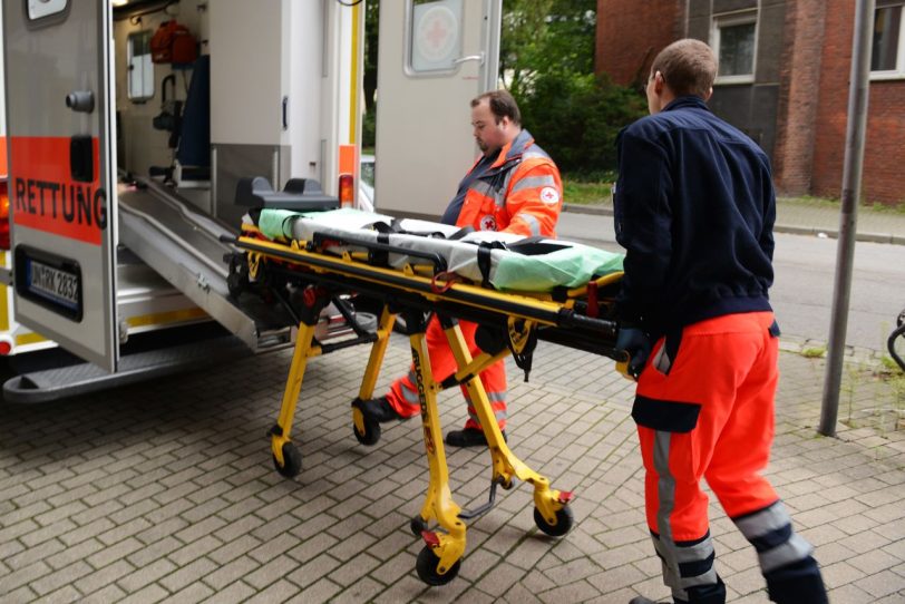 DRK-Helfer aus Bönen im Einsatz in Herne