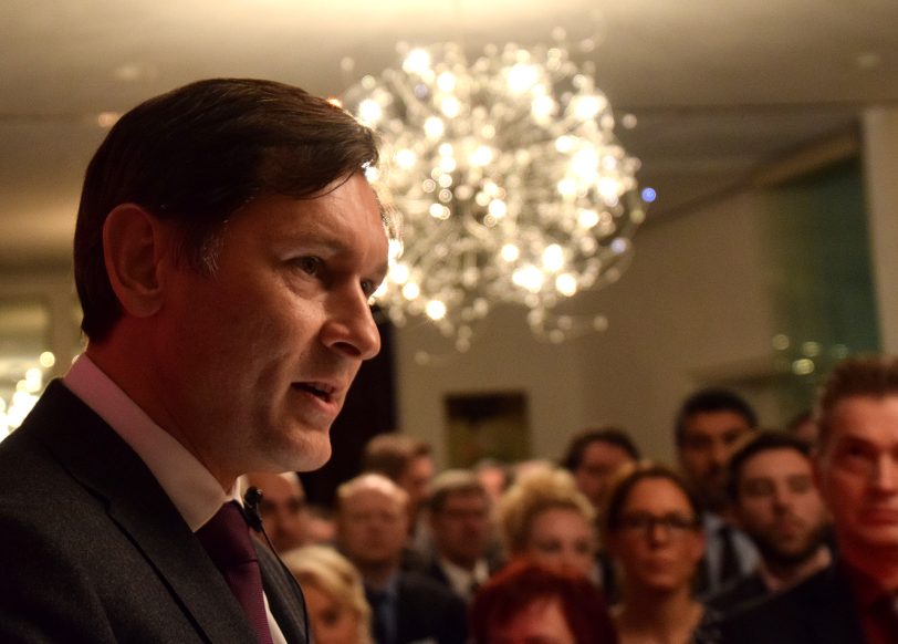Dr. Frank Dudda beim SPD-Neujahrsempfang am 14.1.2015 im Parkhaus.