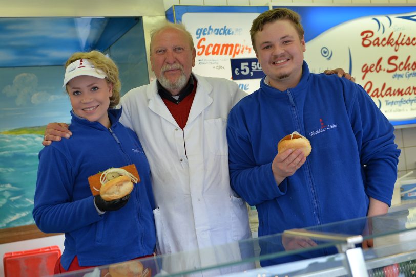 Wolfgang Lichte (m.) mit Enkel und Enkelin: The next Generation.