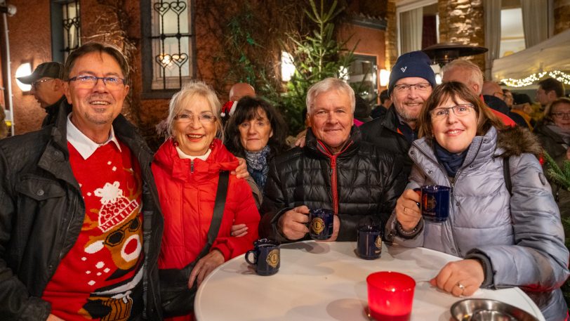 Das Weihnachtsdorf der Wanne-Eickeler Lions.