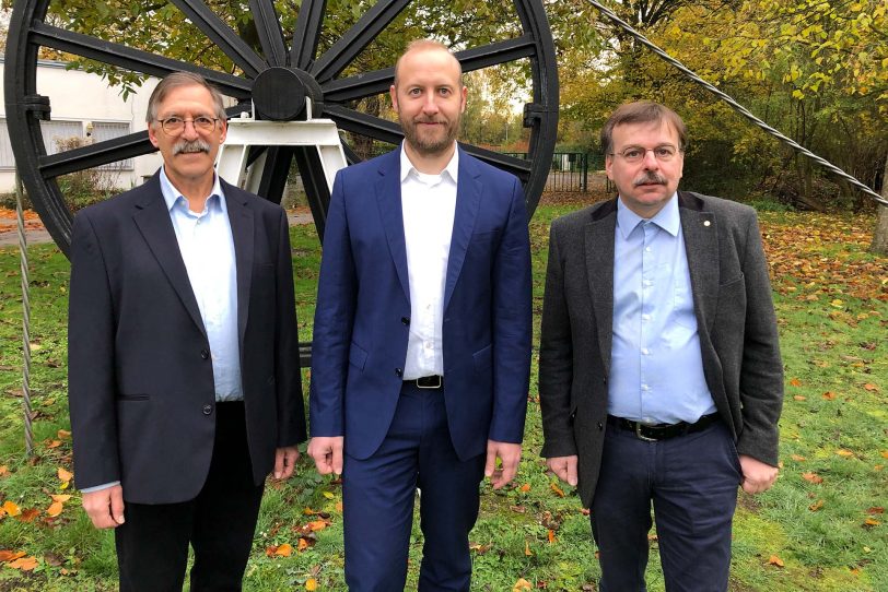 v.l. Wolfgang Pfeiffer, Andreas Reifschneider und Jörg Högemeier - SPD-Kanditaten Börnig/Holthausen.