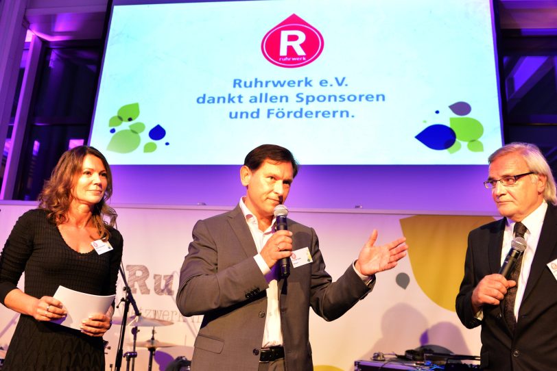 Cordula Klinger-Bischof, Dr. Frank Dudda und Moderator Jochen Schübel.