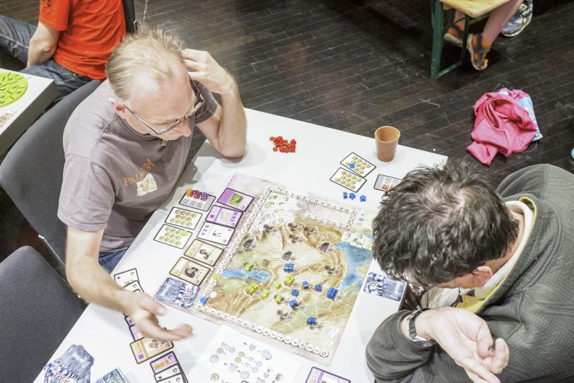 Archivfoto vom Spielewahnsinn im Kulturzentrum.