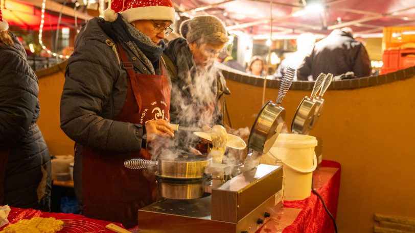 Das Weihnachtsdorf der Wanne-Eickeler Lions.