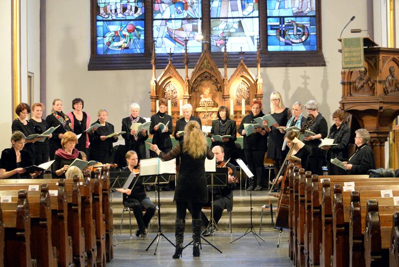 Der Chor Bella Musica beim Konzert in der Matthäuskirche.