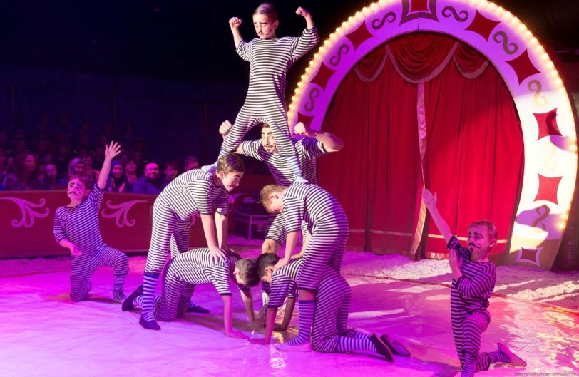Zirkus an der Südschule in Röhlinghausen.