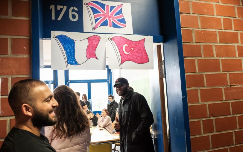 Beim Tag der offenen Tür 2018 in der Gesamtschule Wanne.