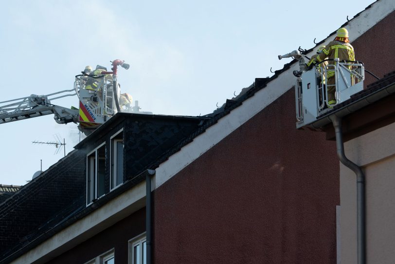 Dachstuhlbrand Hannoverstraße